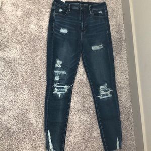 American Eagle, size 10, dark denim